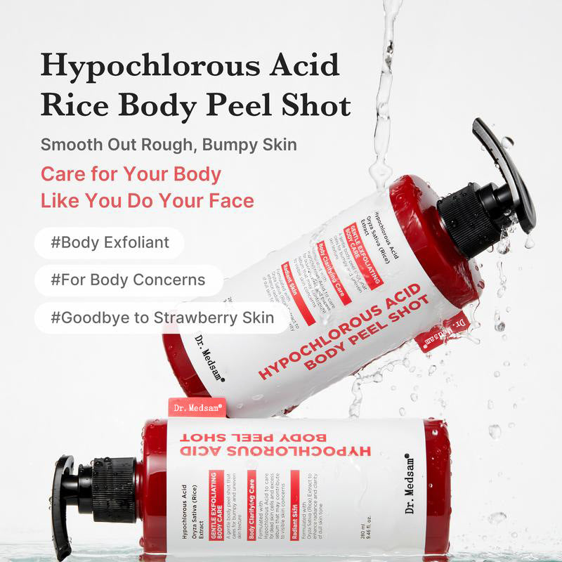 Hypochlorous Acid Rice Exfoliating Essence – Face & Body Scrub