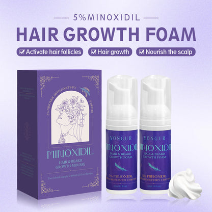 5% Minoxidil Hair Growth Solution & Foam – Dual Action 60ml x2