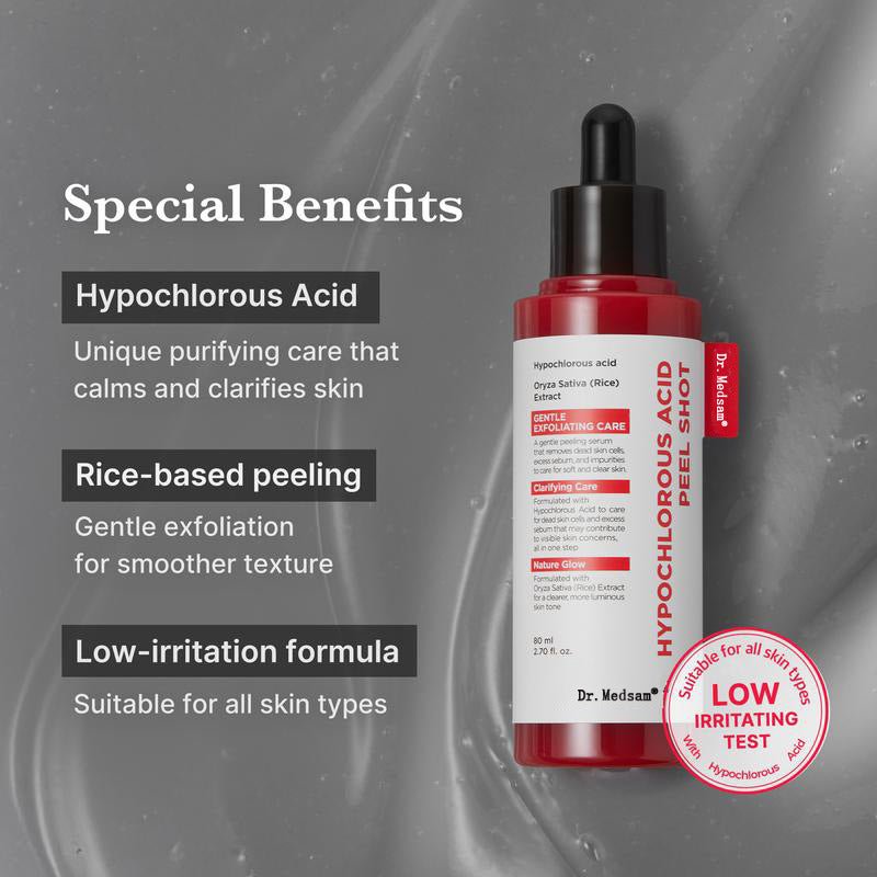 Hypochlorous Acid Rice Exfoliating Essence – Face & Body Scrub
