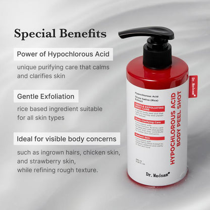 Hypochlorous Acid Rice Exfoliating Essence – Face & Body Scrub