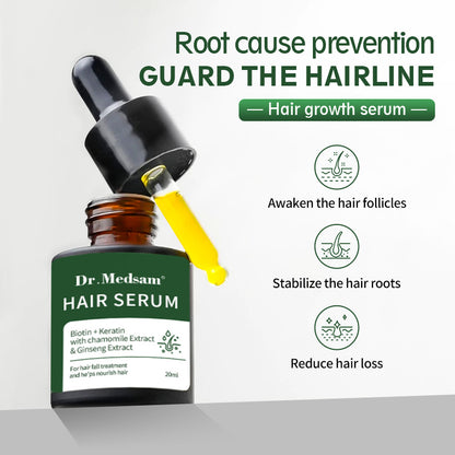 Dr. Medsam 4-in-1 Hair Serum with Biotin, Keratin & Herbal Extracts