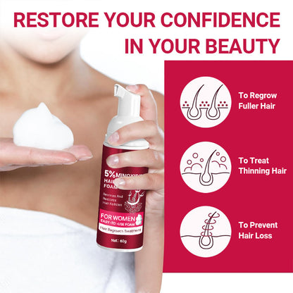 Dr. Medsam 5% Minoxidil Foam for Women – Topical Scalp Care 60g