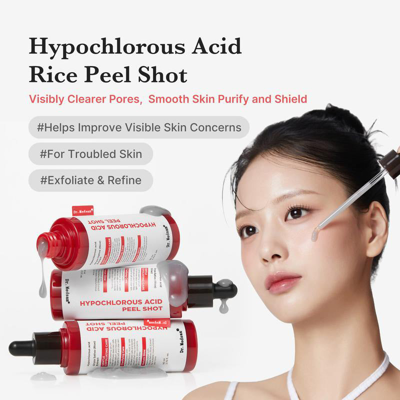 Hypochlorous Acid Rice Exfoliating Essence – Face & Body Scrub