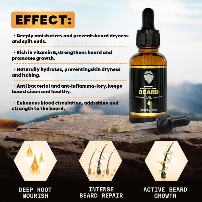Dr.Medsam Beard Oil – Nourishing & Hydrating Grooming Serum 30ml