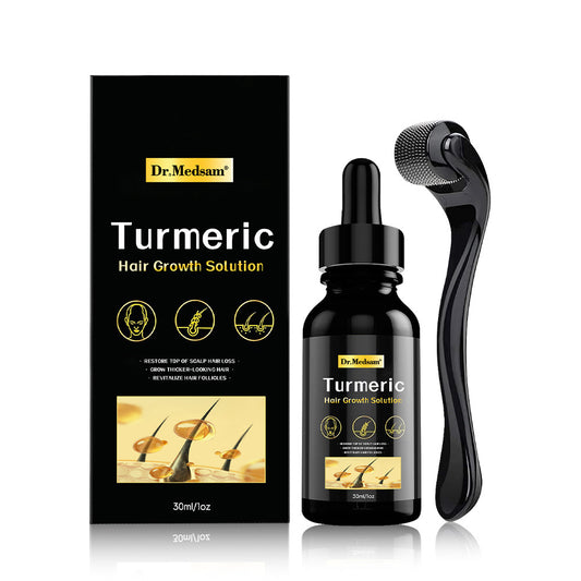 Dr. Medsam Turmeric Scalp Care Solution with Roller – 30ml